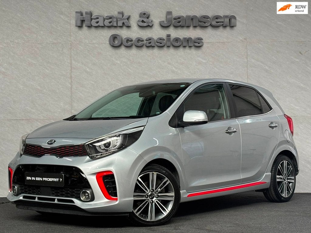 Kia Picanto 1.0 T-GDI GT-Line Carplay Leder Stoelverwarming, Voorwielaandrijving, Gebruikt, Origineel Nederlands, Bedrijf