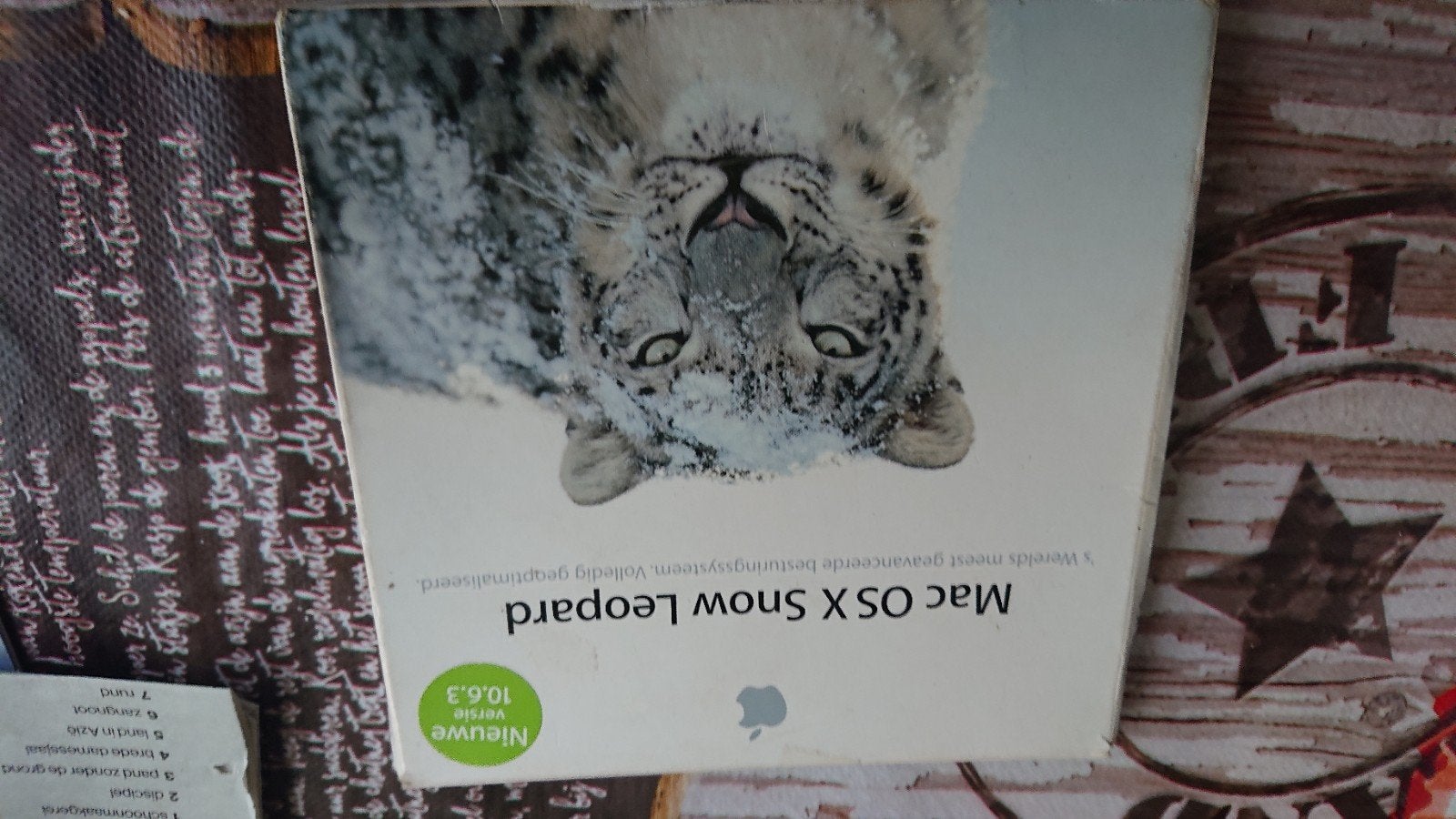 Osx Snow Leopard dvdrom zgan, Ophalen of Verzenden, Zo goed als nieuw, MacOS