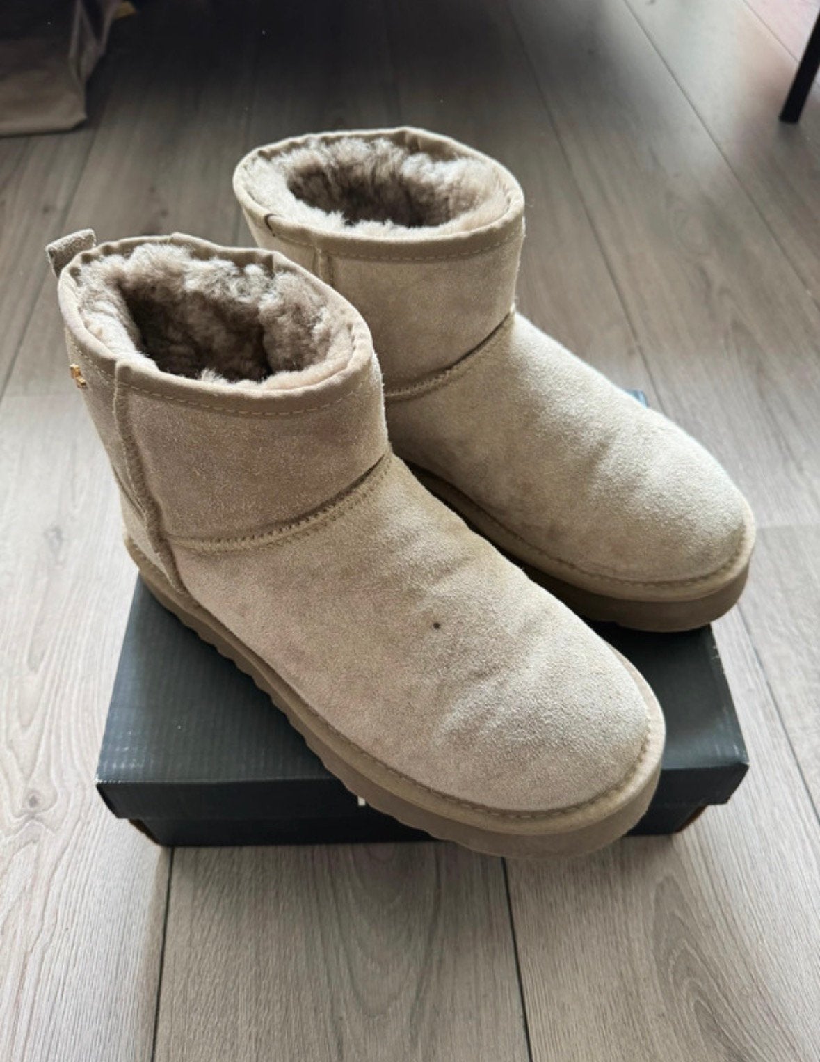 Mexx Jane Taupe Boots, Beige, Overige typen, Ophalen of Verzenden, Zo goed als nieuw