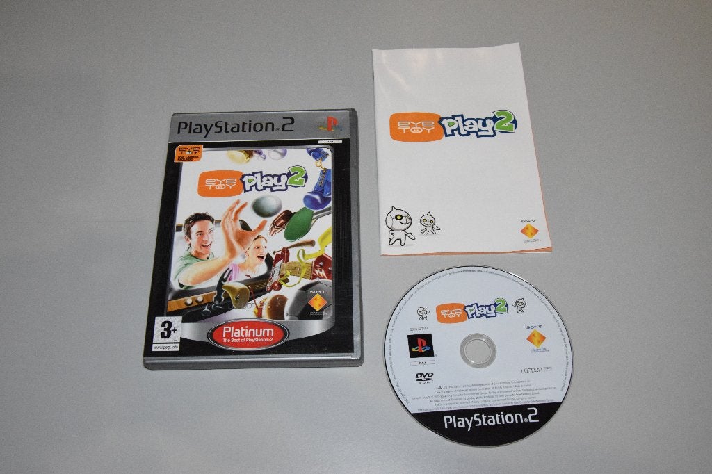 Playstation 2 (PS2): Eye Toy - Play 2 [Platinum], Avontuur en Actie, Gebruikt, 1 speler, Ophalen of Verzenden