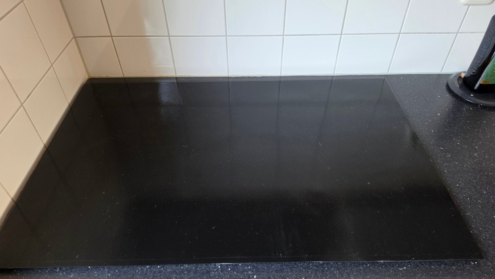 dietrix Inductiebeschermer Kookmat 81x52cm Zwart, Ophalen of Verzenden