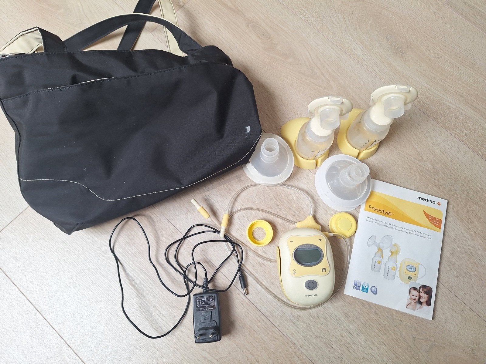 Medela freestyle elektrische borstkolf, Ophalen, Gebruikt