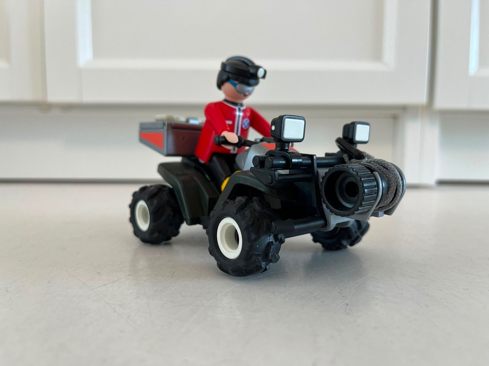 Playmobil Quad met figuur en accessoires, Ophalen of Verzenden, Zo goed als nieuw, Jongen of Meisje