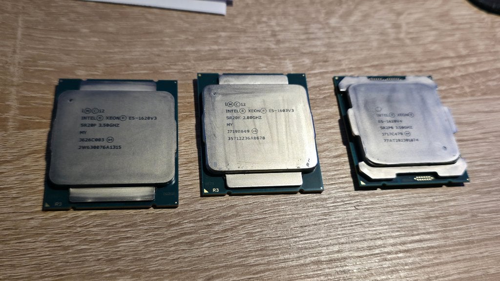 3x Intel Xeon E5 CPU's | E5-1620v3 | E5-1603v3 | E5-1620v4, 4-core, Refurbished, Intel Xeon, Ophalen of Verzenden