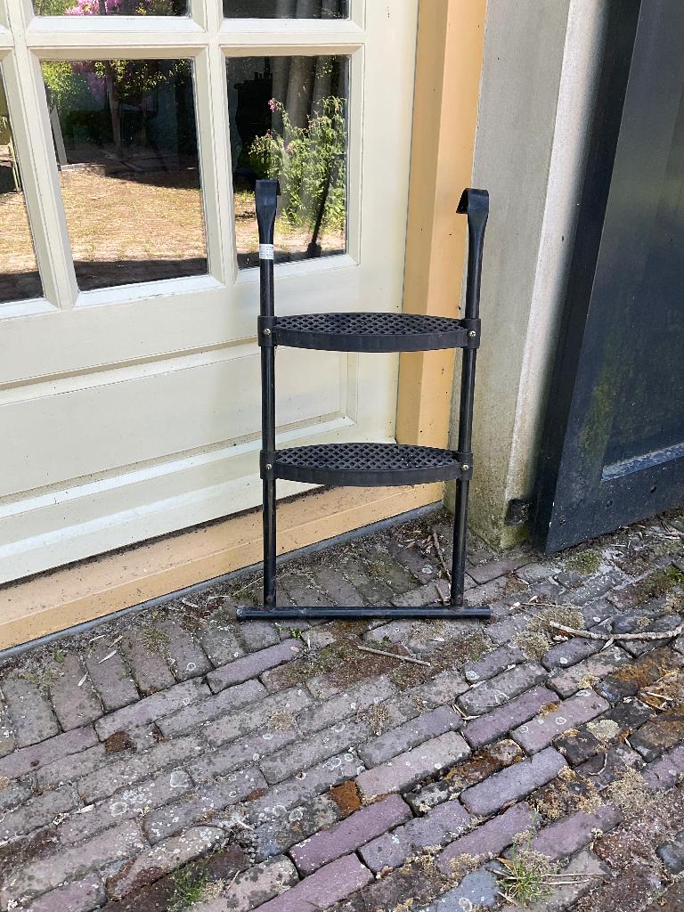 Trampolinetrapje, Ophalen, Gebruikt
