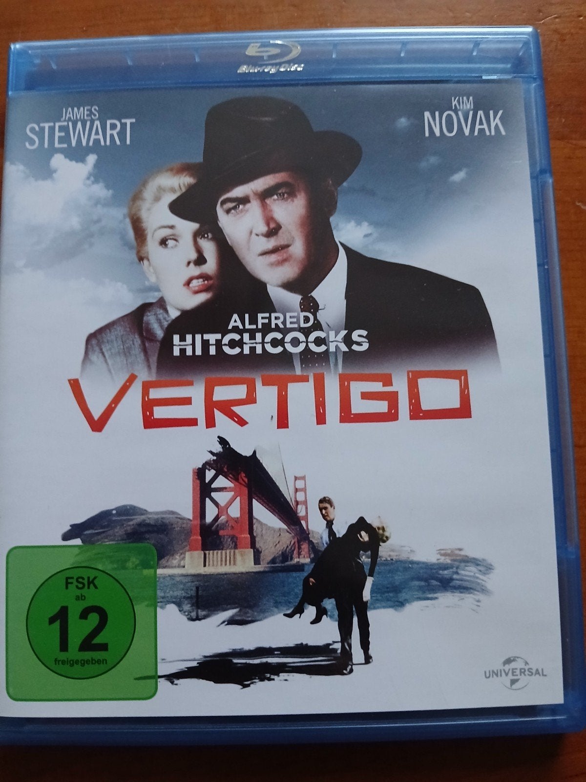 Alfred Hitchcock's Vertigo Blu-ray - Klassieke Thriller, Ophalen of Verzenden