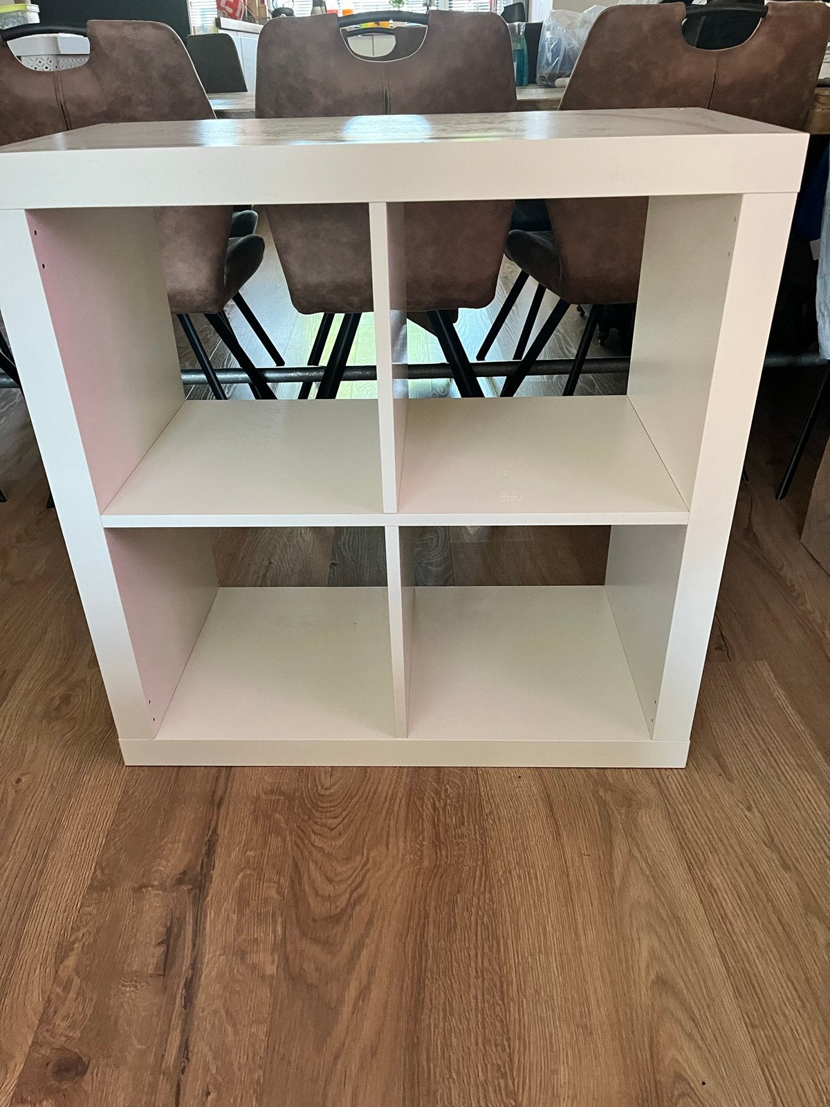 IKEA Kallax 4-vaks kast wit - Handige opberger, Ophalen, Gebruikt