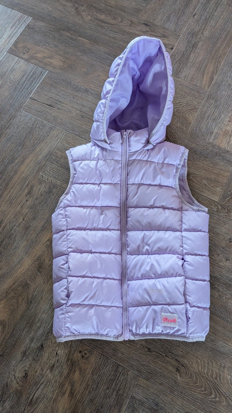 Minoti Bodywarmer Lila Maat 128-134, Meisje, Ophalen of Verzenden, Zo goed als nieuw, Minoti