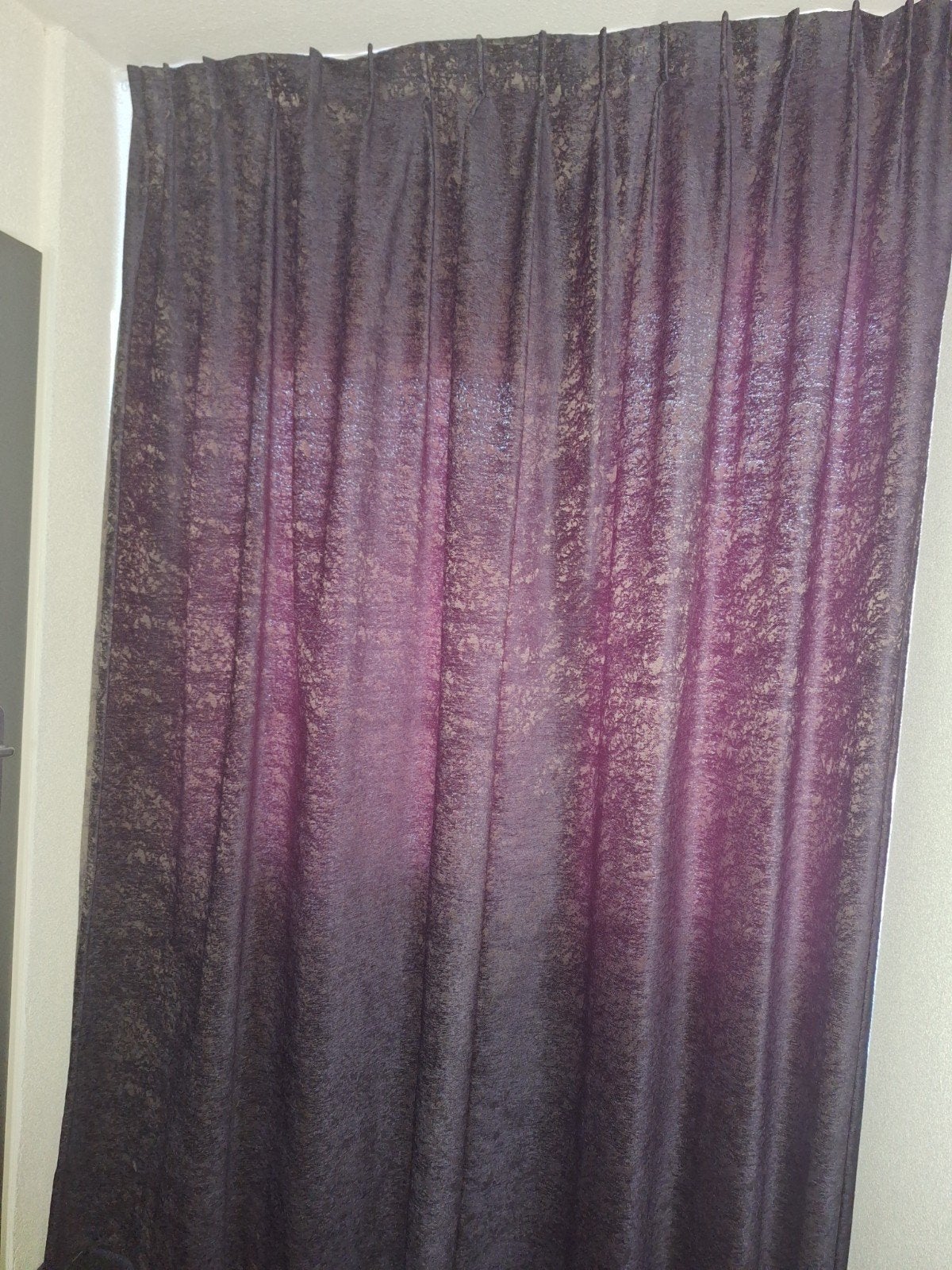 Gordijnstof 235 cm / 280 cm, Ophalen of Verzenden, Gebruikt, Grijs, Overige typen