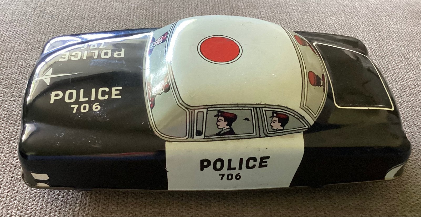 Blikken1950 Ingap police 706,politie auto,onbespeeld,Italy, Ophalen