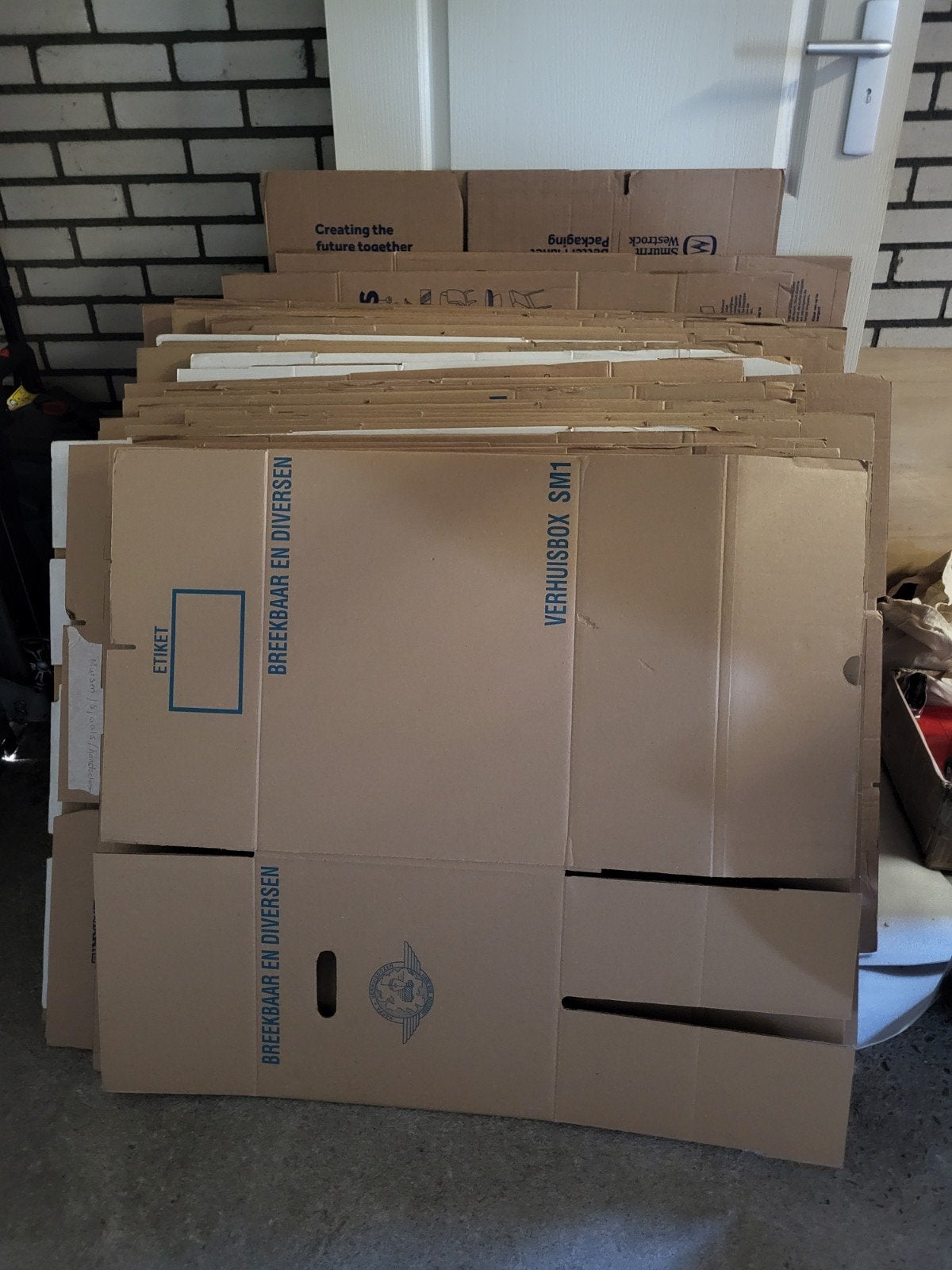 Verhuisdozen, Ophalen, Doos, 40 tot 60 cm, 50 tot 75 cm