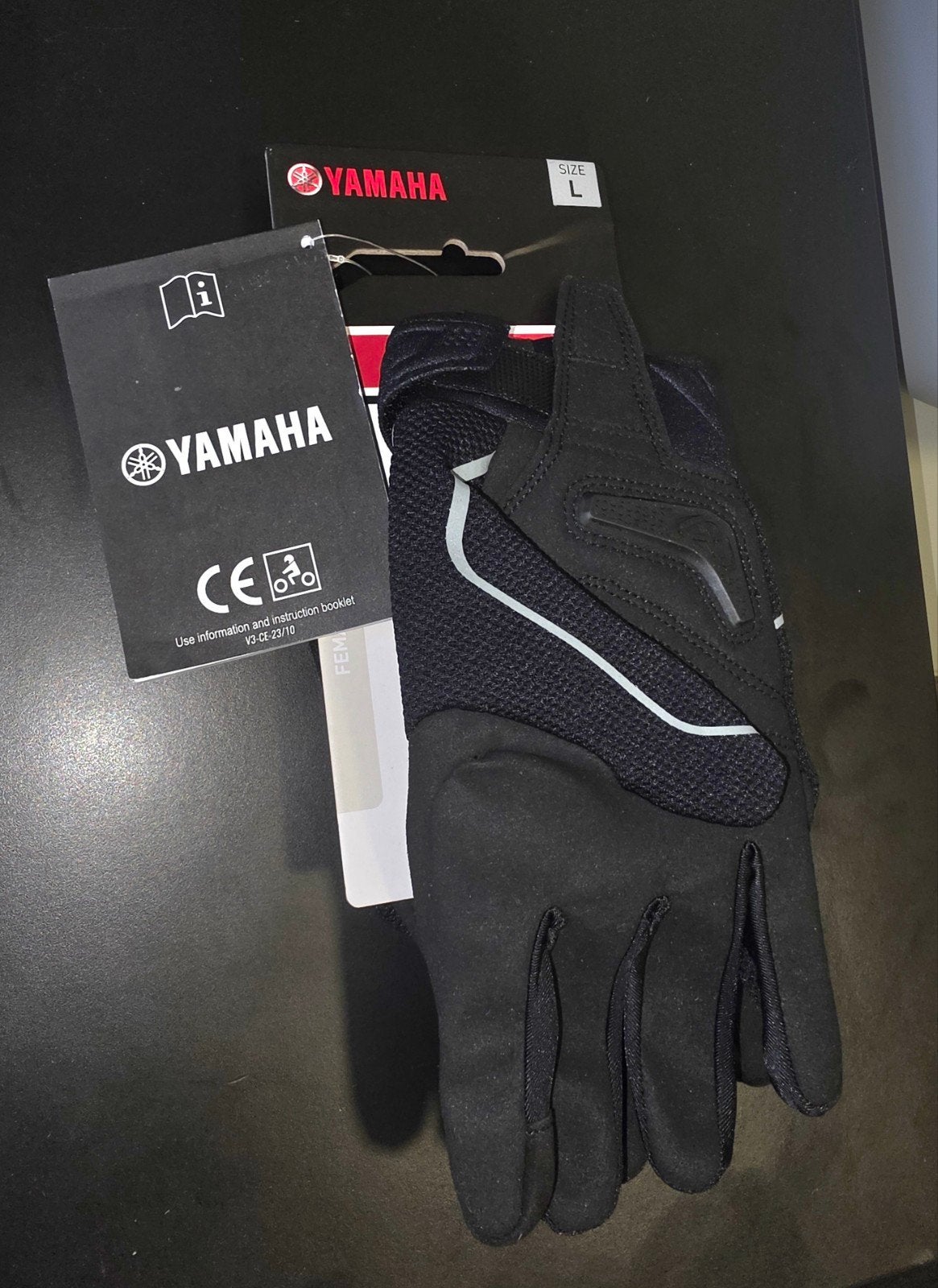 Nieuwe Yamaha motorhandschoenen - Maat L, Motoren, Ophalen of Verzenden, Nieuw met kaartje, Handschoenen, Yamaha