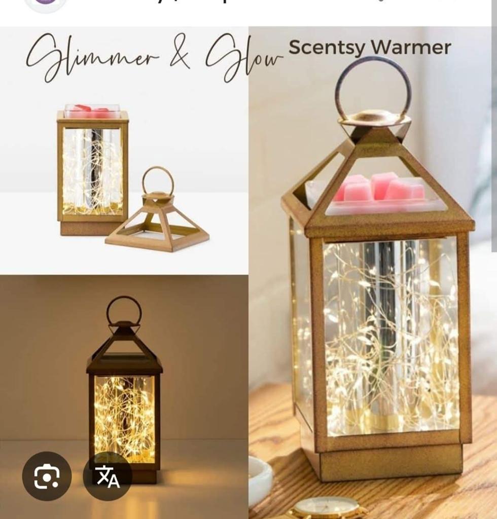 Scentsy Glimmer & Glow warmer, Ophalen of Verzenden, Zo goed als nieuw, Overige materialen, Minder dan 25 cm