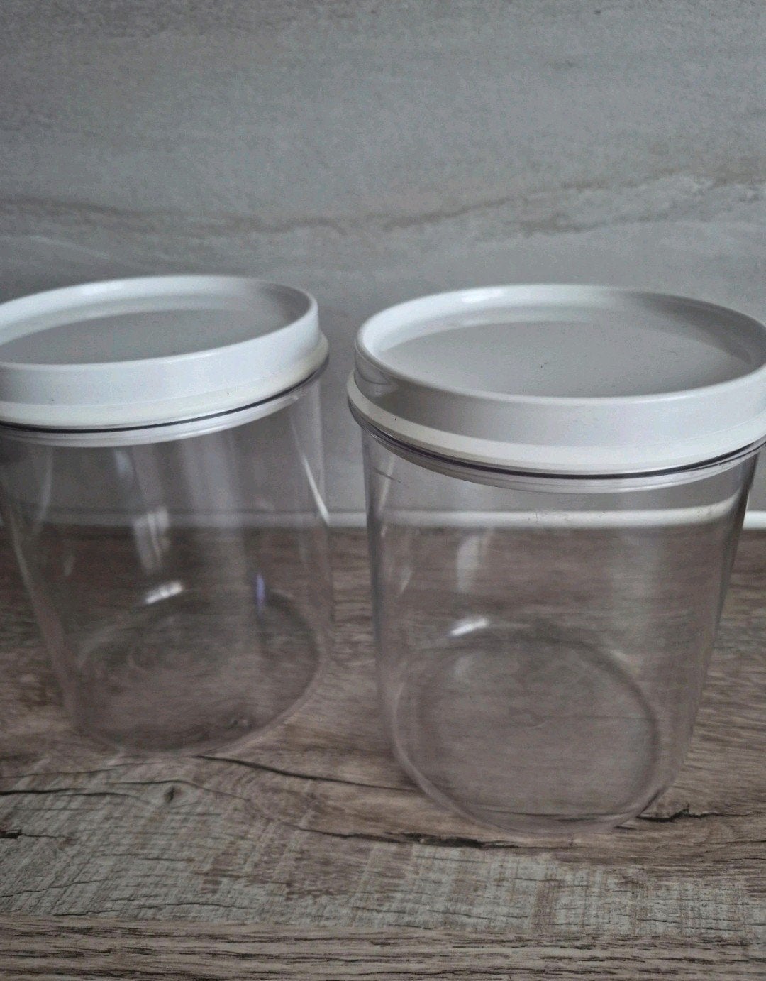 Mepal Voorraadpotten - Set van 2, Kunststof, Ophalen of Verzenden, Zo goed als nieuw, Voorraadpot