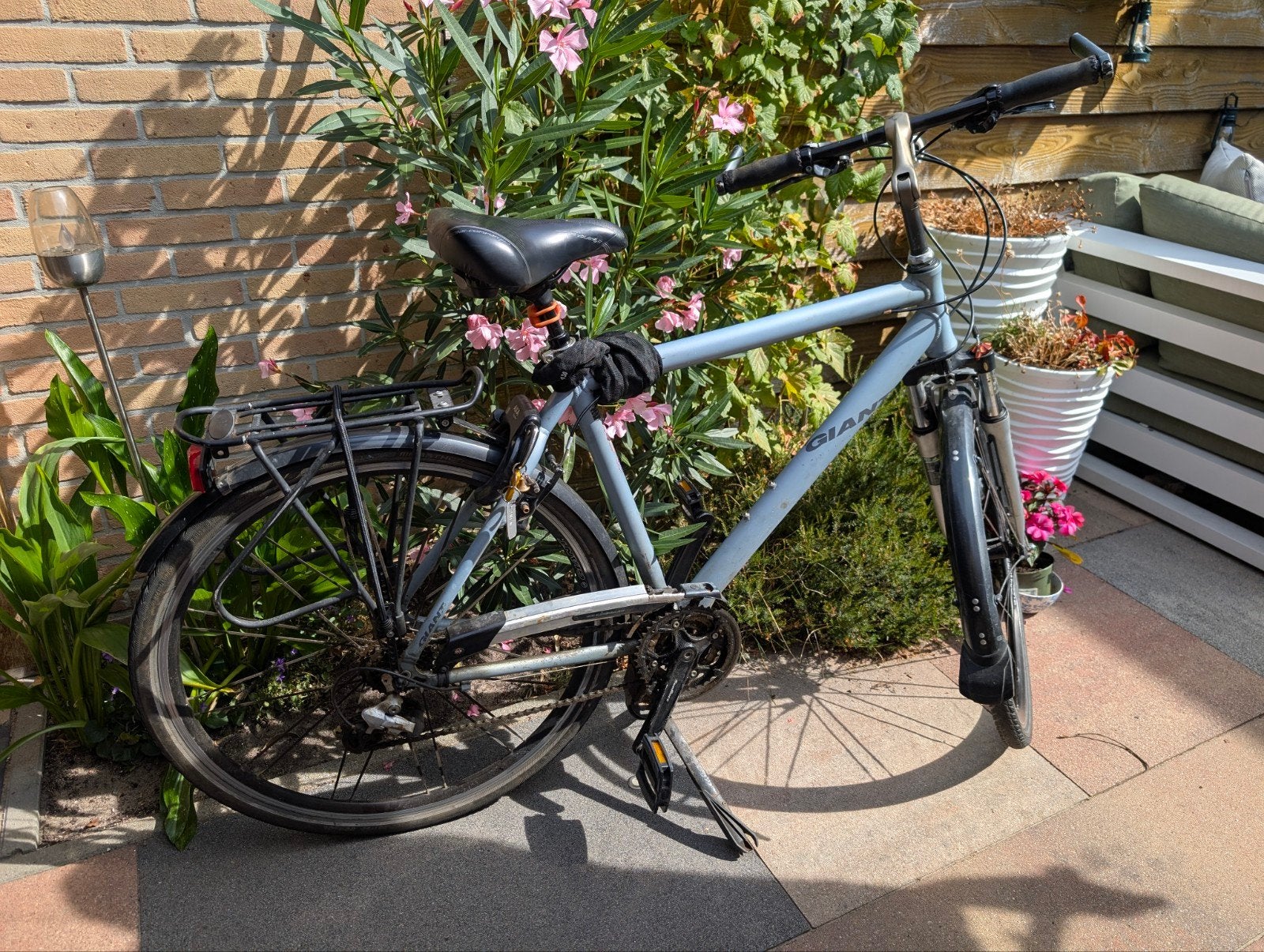 Giant fiets - Gebruikt, goede staat, Fietsen en Brommers, Ophalen, Gebruikt, Velgrem, Versnellingen