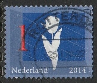 Nederland 2014 3147 Tulp, Gest Rotterdam, Postzegels en Munten, Postzegels | Nederland, Ophalen of Verzenden, Na 1940, Gestempeld