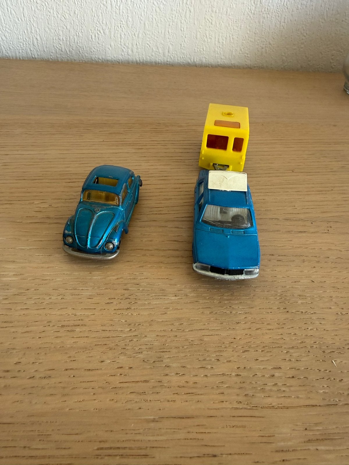 Majorette speelgoedauto's met caravan - Made in France, Ophalen, Gebruikt