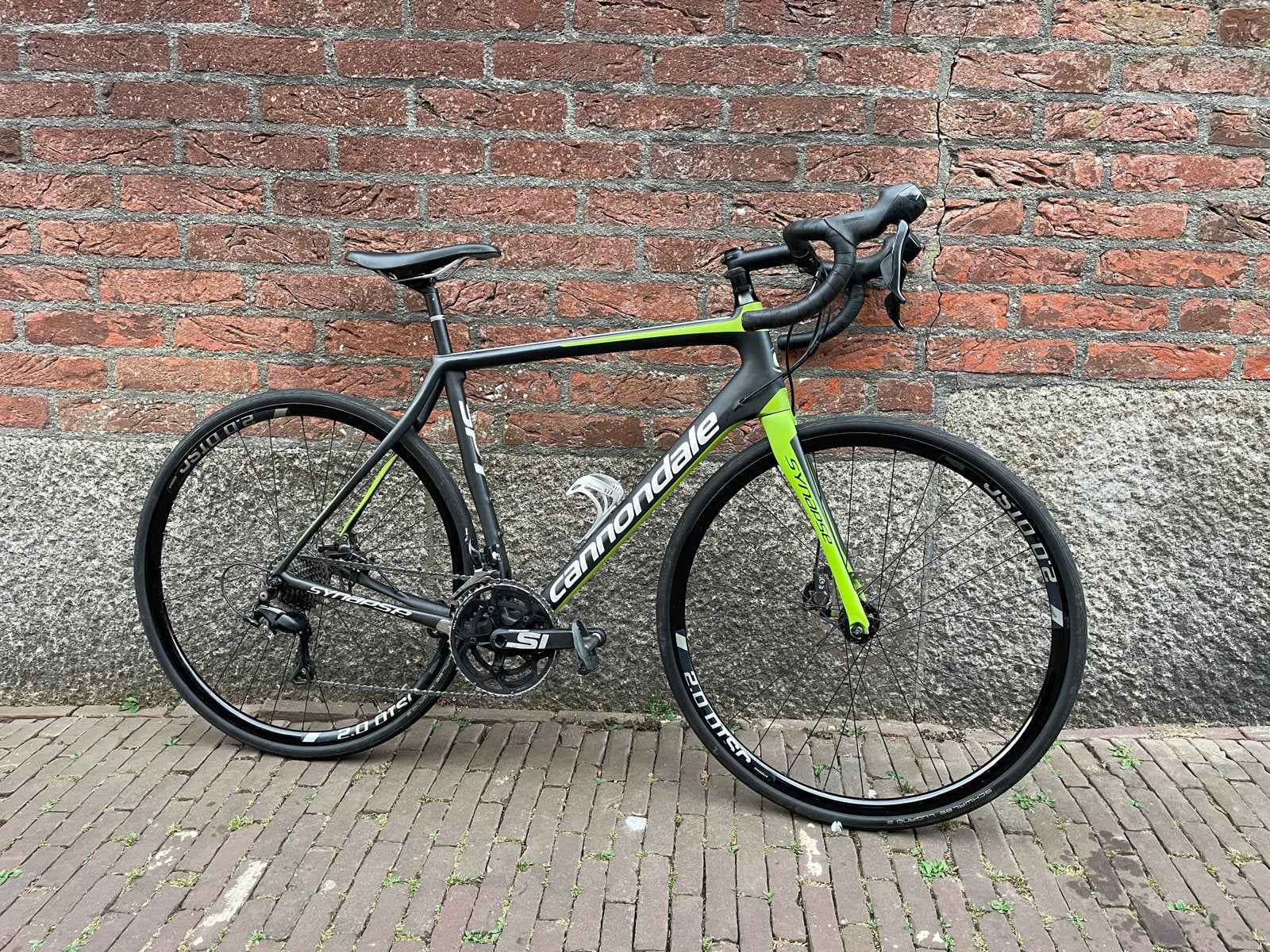 Cannondale Synapse full carbon racefiets - Disc brakes, 28 inch, Staal, Heren, Zo goed als nieuw