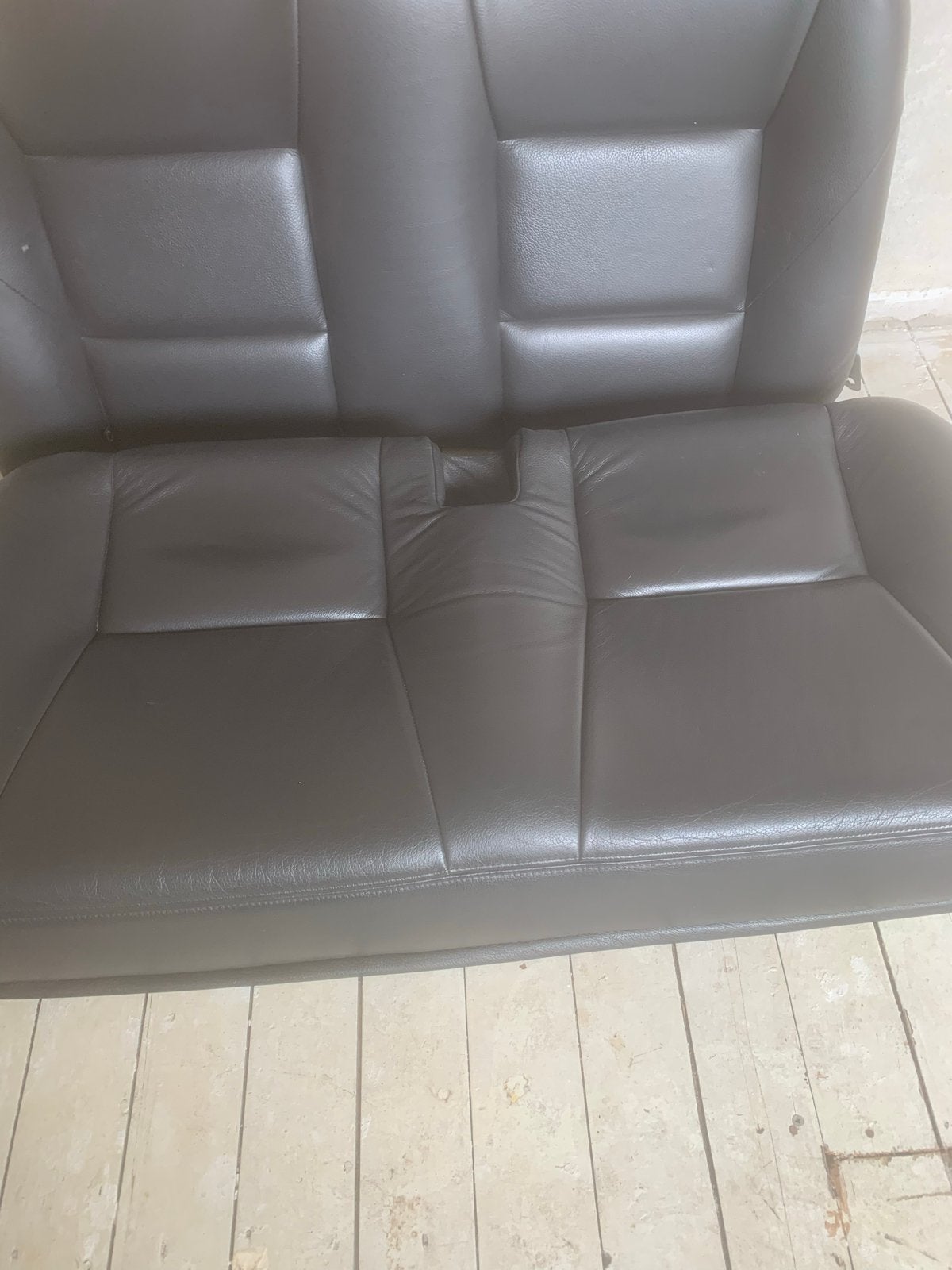 Saab Cabrio Achterbank - Zwart Leer en een rugleuning izgs, Ophalen, Gebruikt, Saab