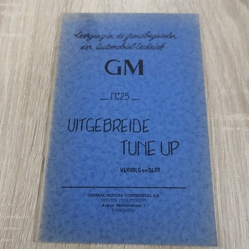 GM Tuning Tune Up brandstof systemen General Motors 1950, Ophalen of Verzenden, Gelezen