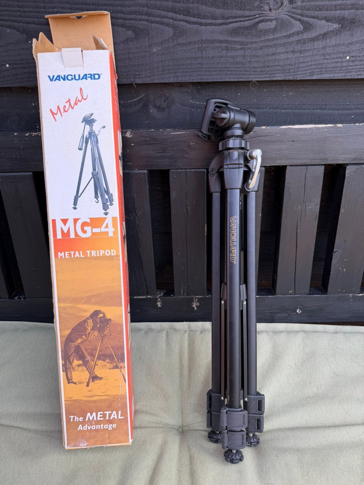 Vanguard MG-4 statief, Ophalen of Verzenden, Zo goed als nieuw, Driepoot