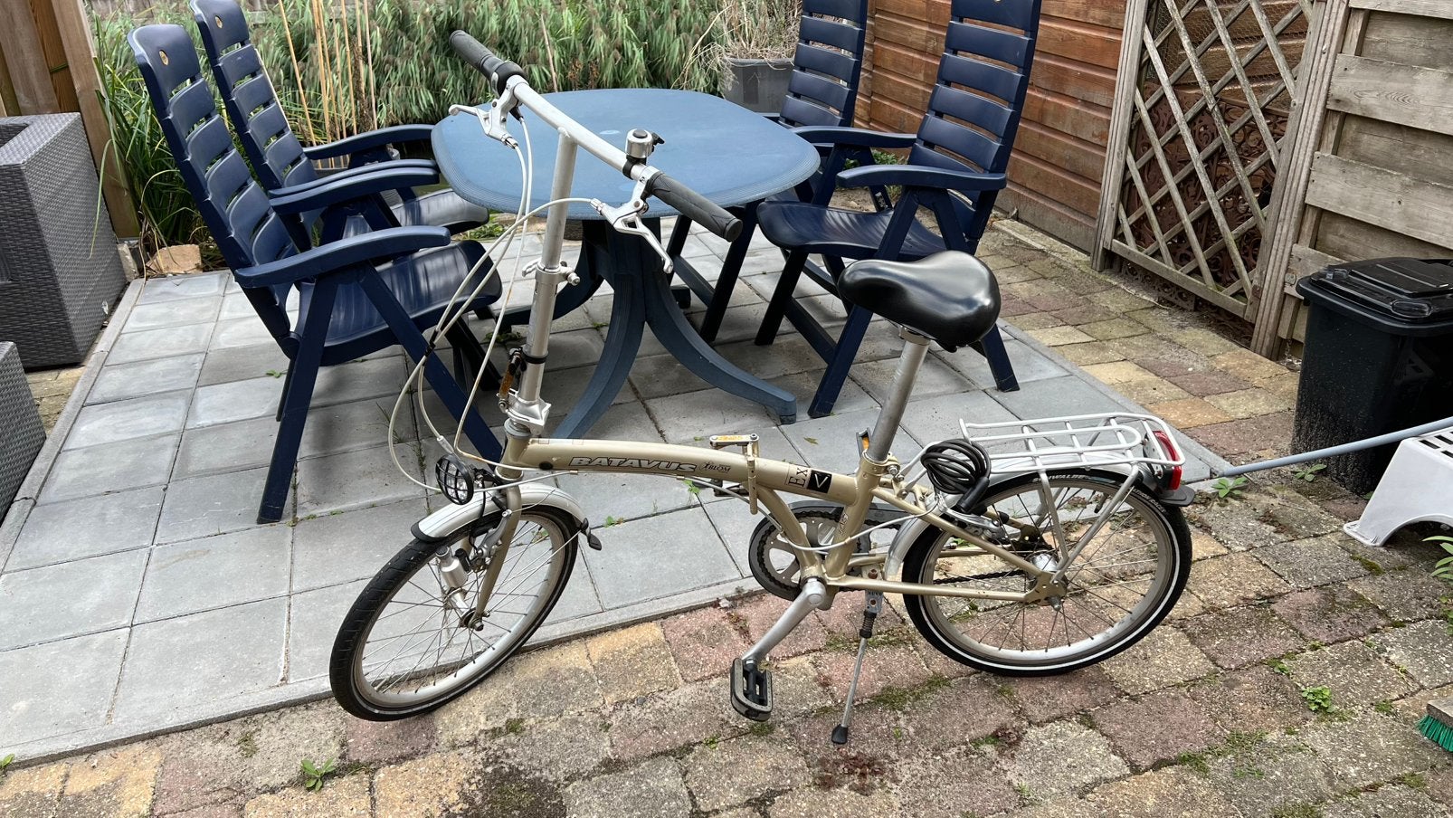 Nette Batavus vouwfiets, Fietsen en Brommers, Fietsen | Vouwfietsen, Ophalen, 20 inch of meer, Gebruikt, Velgrem
