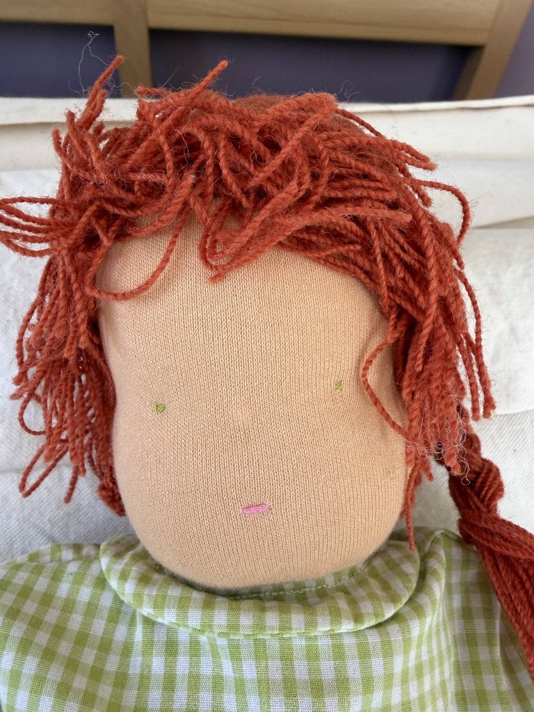 Vrije school pop alleen van natuurlijk materiaal, Verzenden, Nieuw, Babypop