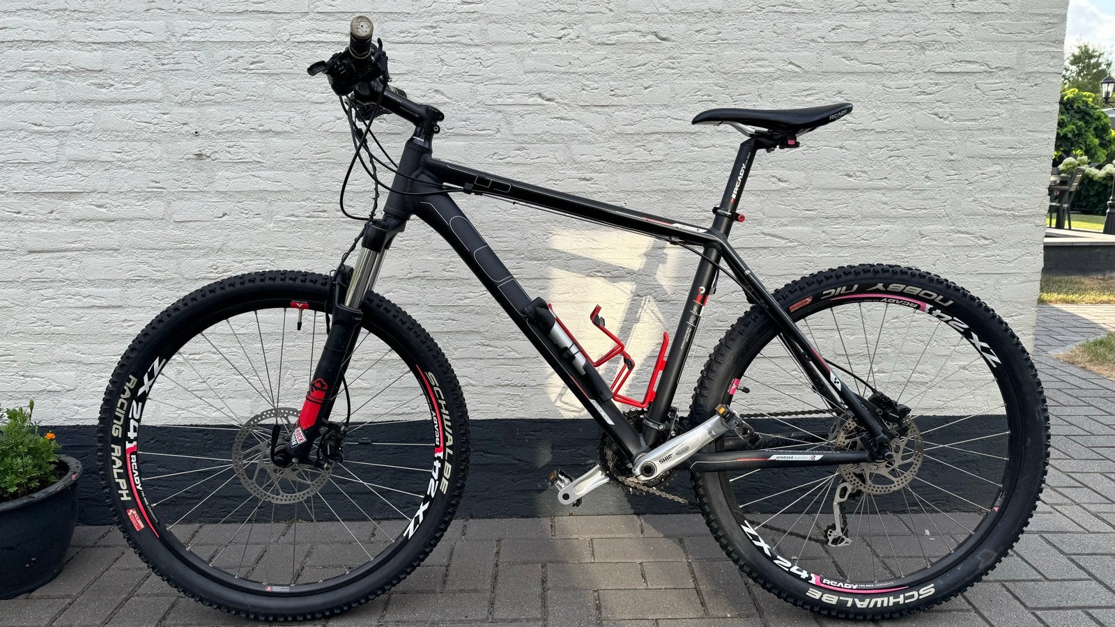 Cube LTD Mountainbike - Zwart/Rood, Gebruikt, Hardtail, Heren, Schijfrem