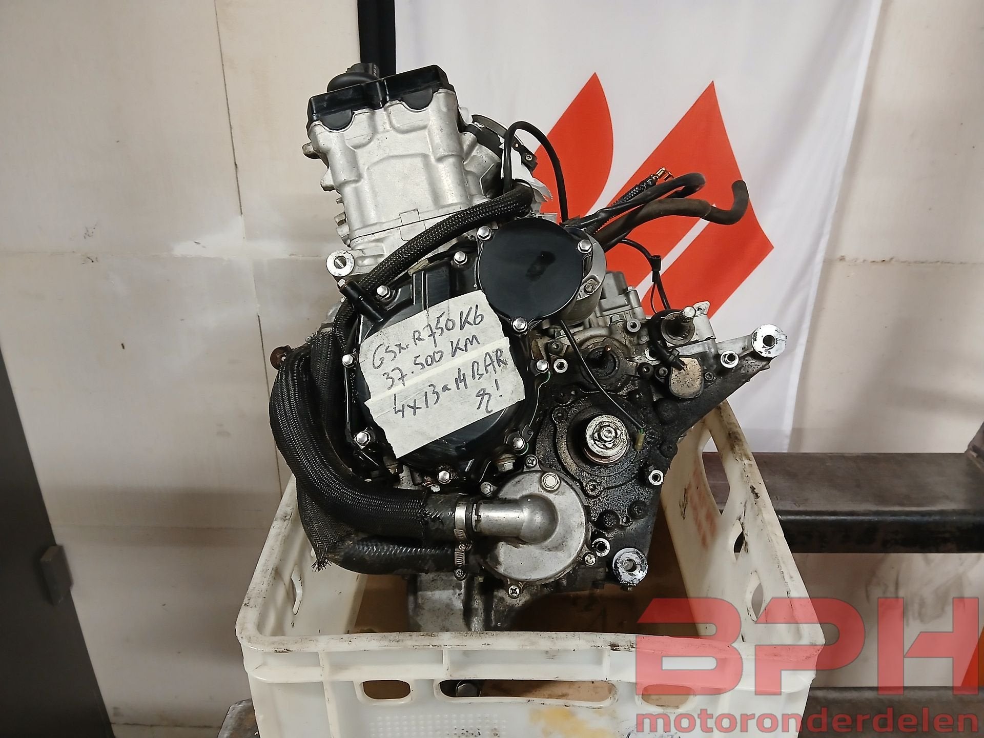 Motorblok Suzuki GSX-R 750 K6 - K7 2006 t/m 2007 GSXR engine, Motoren, Onderdelen | Suzuki, Ophalen, Gebruikt, -, -
