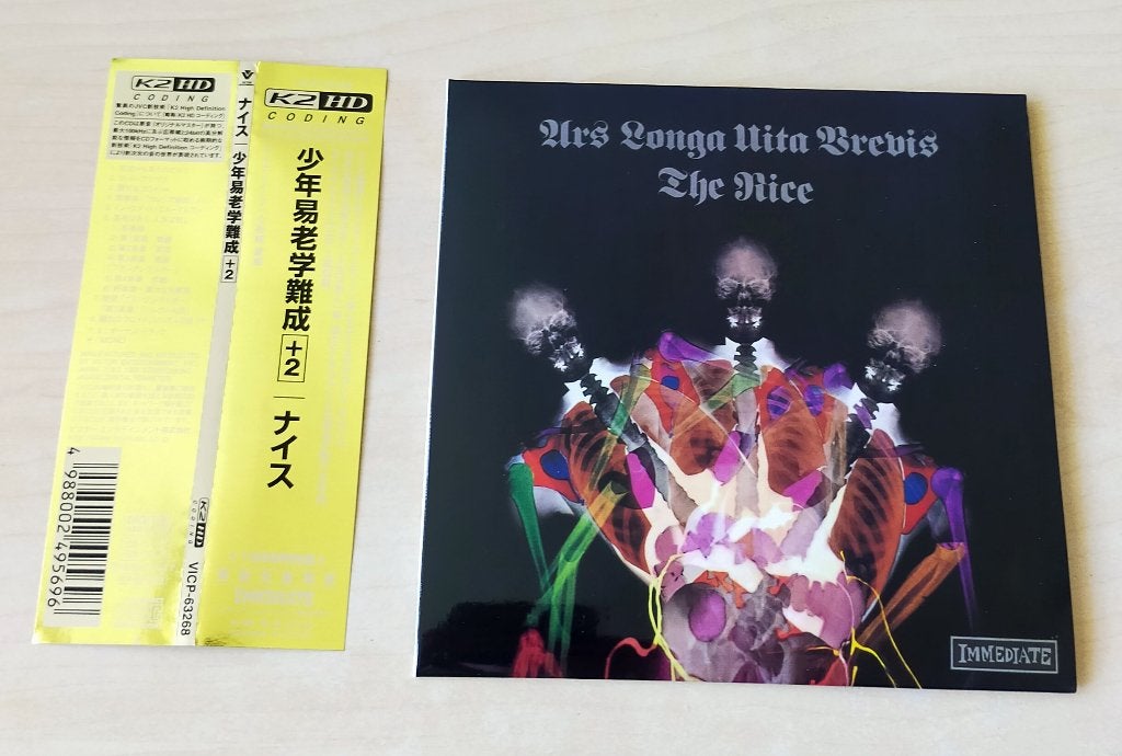 The Nice Ars Longa Vita Brevis CD 1968/2006 Japan K2HD OBI, Ophalen of Verzenden, Gebruikt, Progressive
