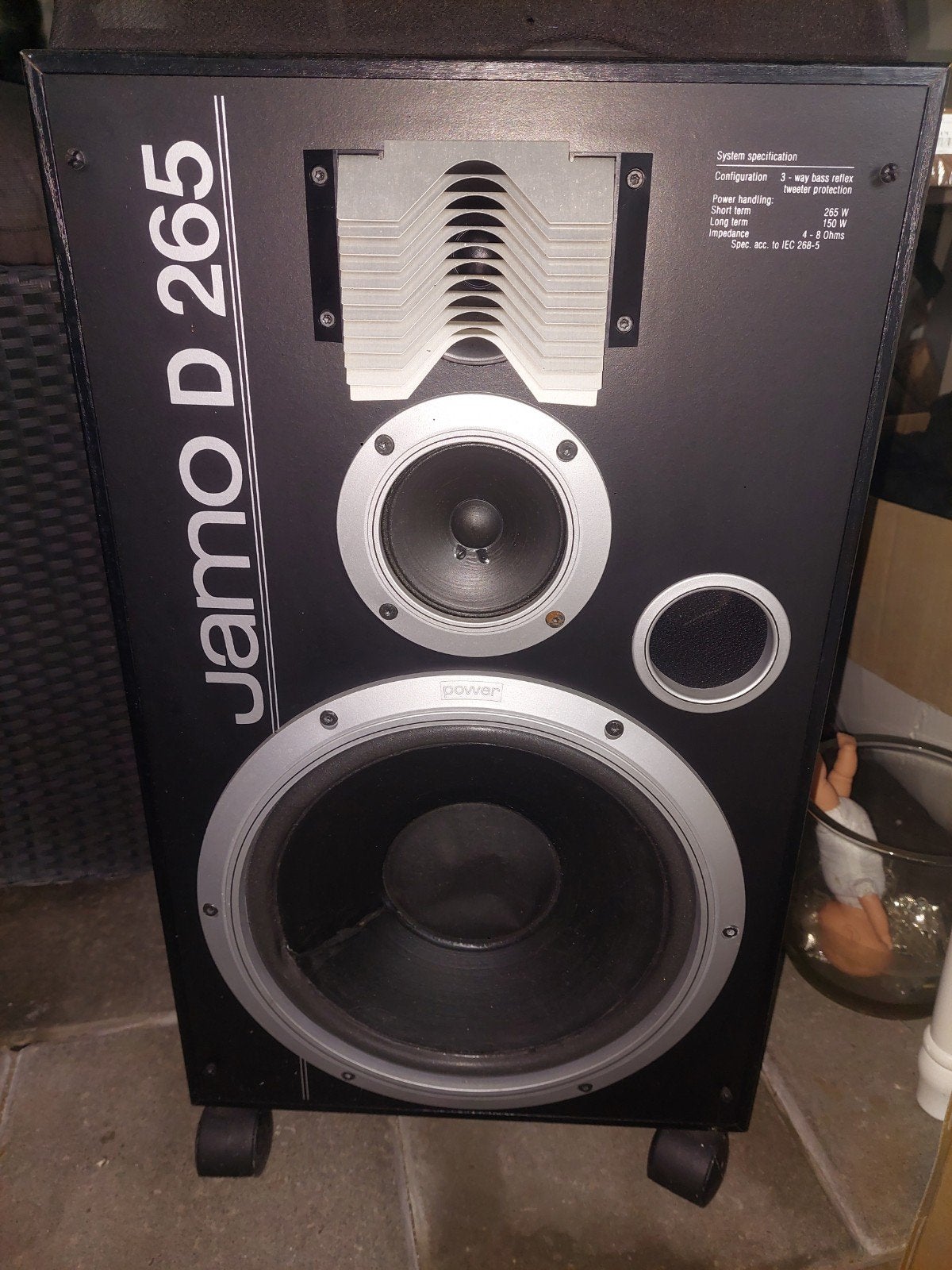 Jamo 365 en Jamo 265, Ophalen of Verzenden, 120 watt of meer, Front, Rear of Stereo speakers, Jamo