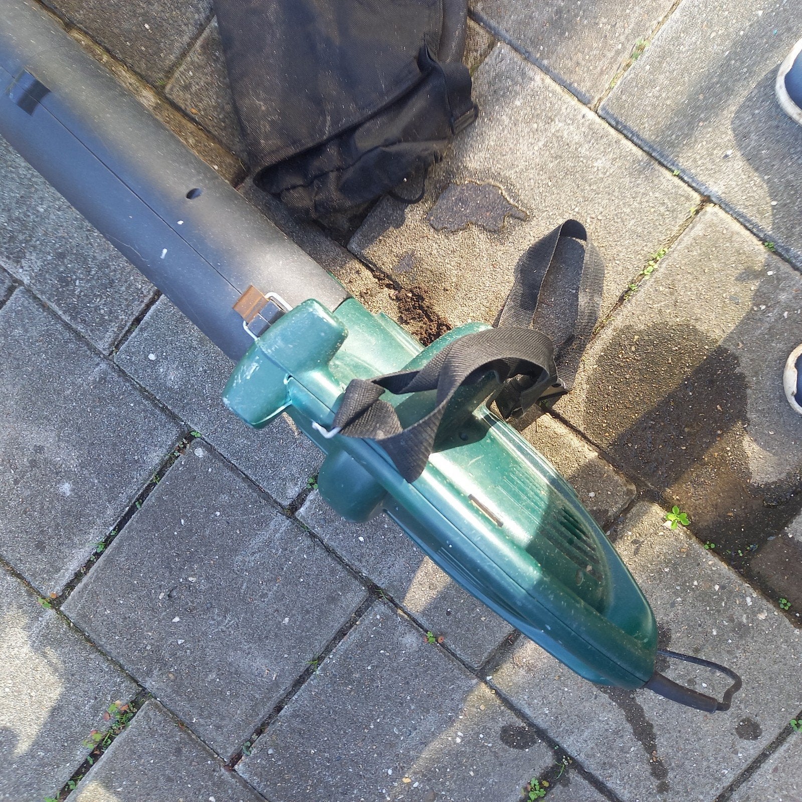 Greenway BR1700 Bladblazer met zuigfunctie en opvangzak, Tuin en Terras, Gebruikt, Met opvangzak, Handgedragen, Elektrisch