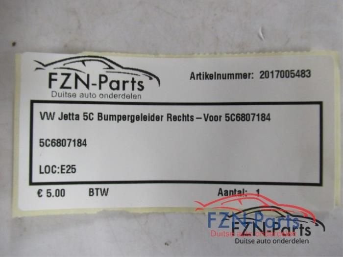 Bumpersteun rechts-voor Volkswagen Jetta (22742221), Ophalen of Verzenden, Gebruikt