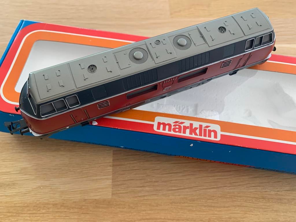 Märklin 3021 V200060 Diesellocomotief, Hobby en Vrije tijd, Modeltreinen | H0, Gebruikt, Locomotief, Wisselstroom, Märklin, Analoog