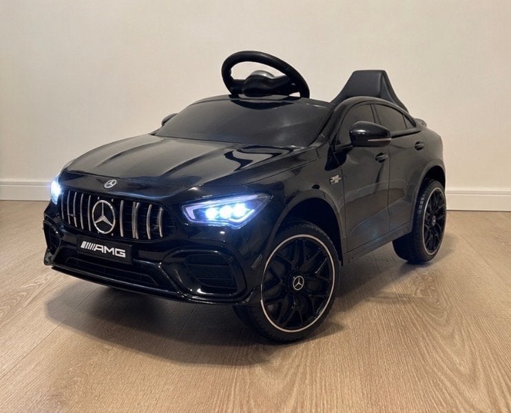 Mercedes-Benz AMG Kinder Accu Auto Zwart, Ophalen of Verzenden, Zo goed als nieuw
