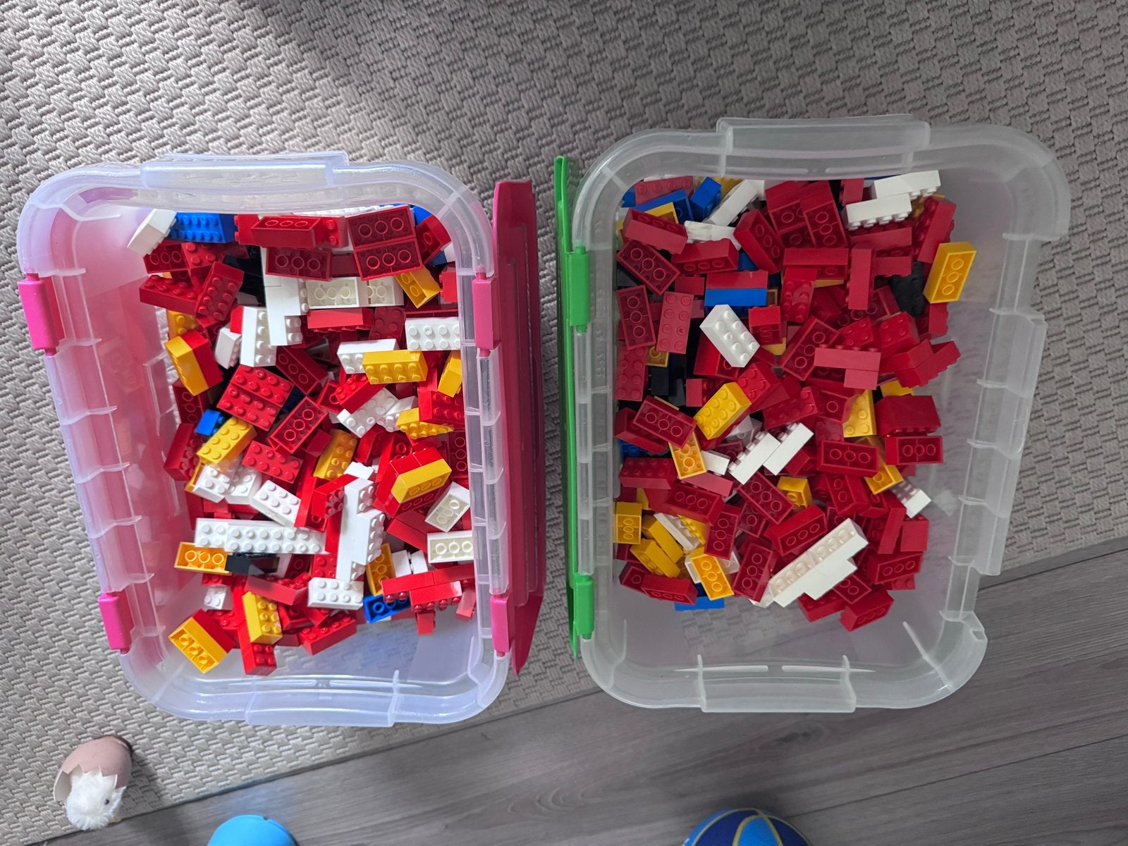 Grote partij LEGO BLOK stenen met grondplaat, Gebruikt, Lego, Ophalen of Verzenden, Inclusief accessoires