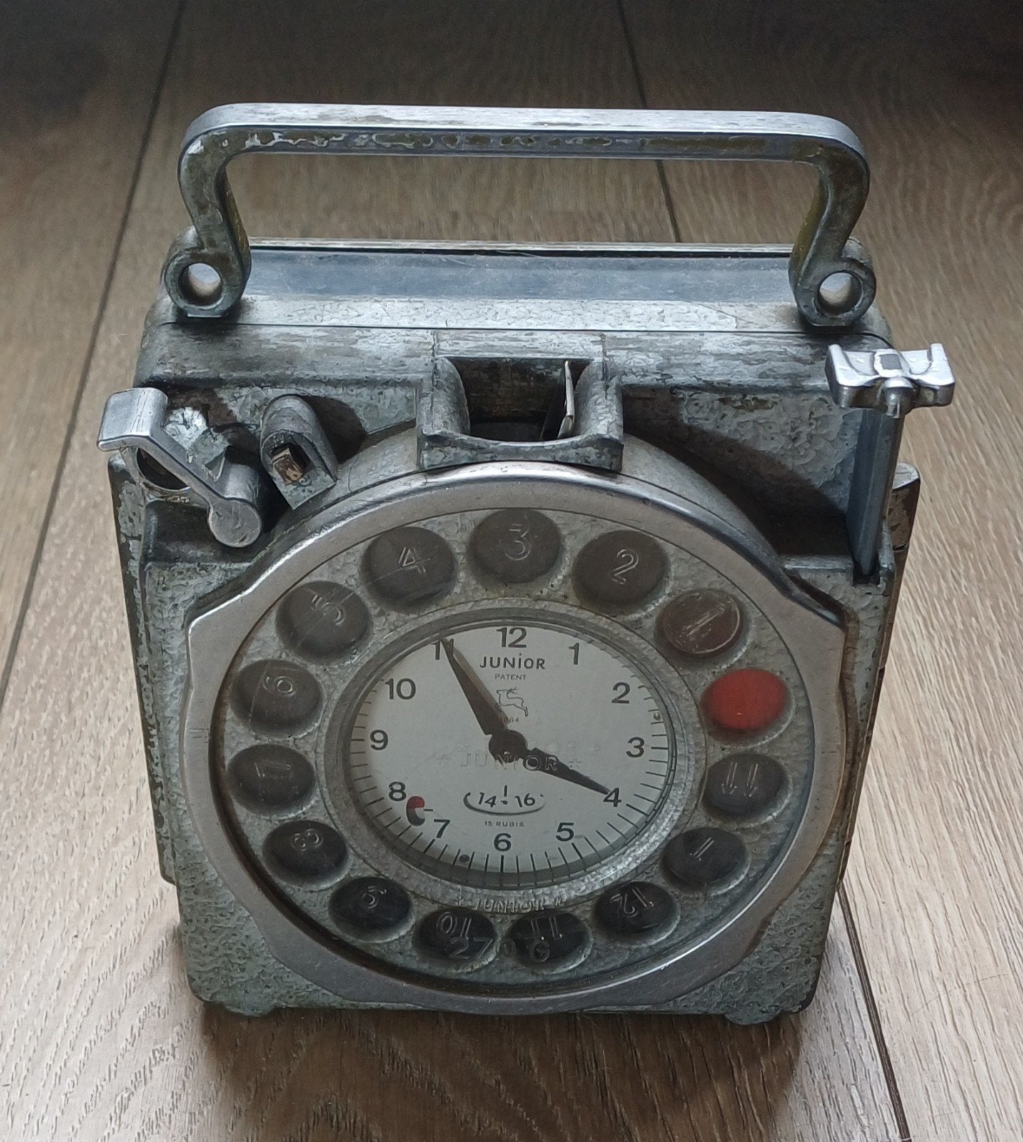 Vintage Junior duivenklok constateur 15 Rubis, Ophalen of Verzenden
