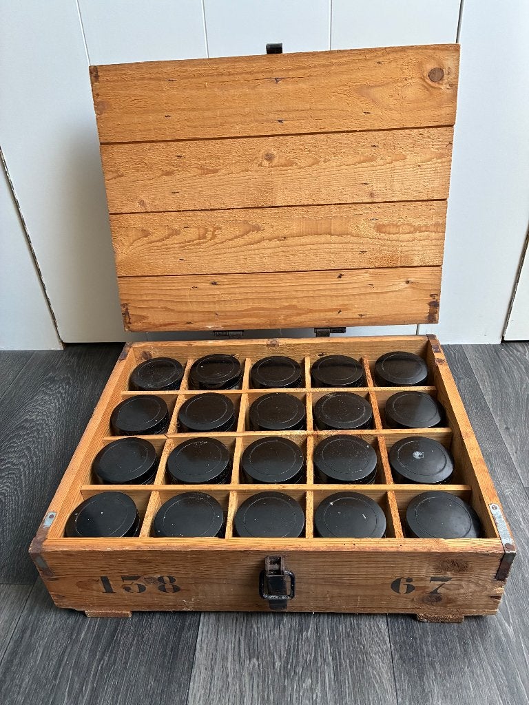 Vintage laboratorium monsterkit uit 1967, Ophalen of Verzenden, Gebruikt