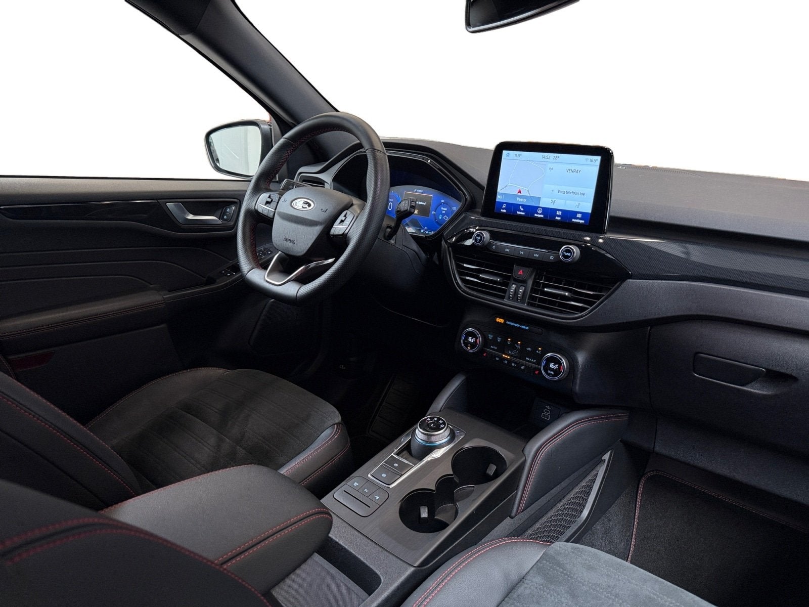 Ford Kuga 2.5 PHEV ST-Line X I Winterpakket I B&O I Elek. ac, Auto's, Ford, Automaat, Gebruikt, Zwart, 4 cilinders