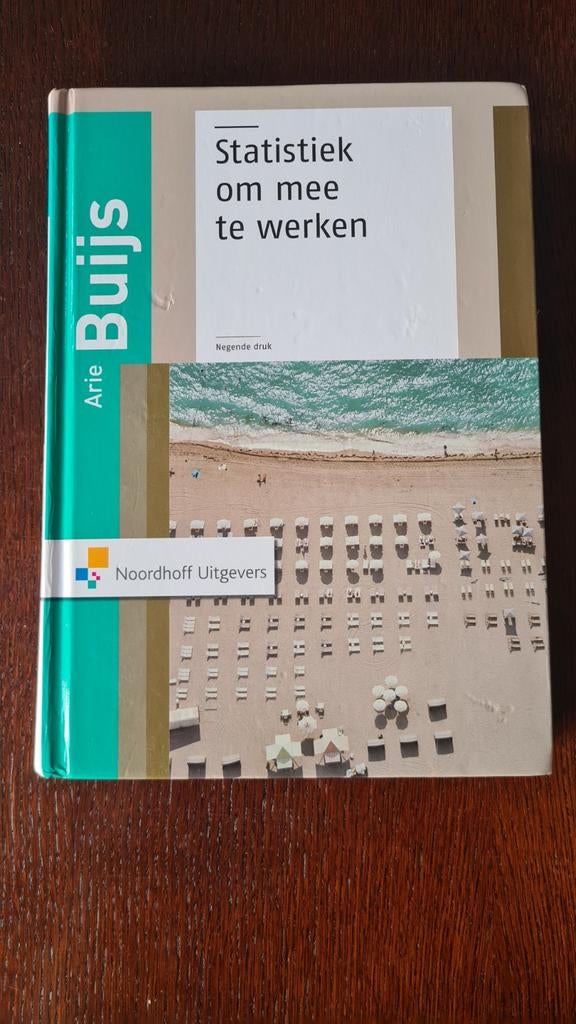 A. Buijs - Statistiek om mee te werken, Boeken, Wetenschap, Ophalen of Verzenden, Zo goed als nieuw, A. Buijs