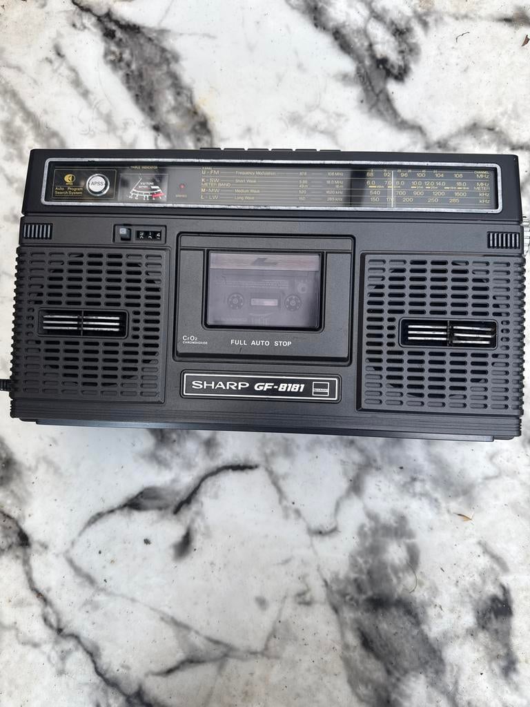 Sharp GF-8181 cassettedeck, Ophalen of Verzenden, Enkel, Overige merken