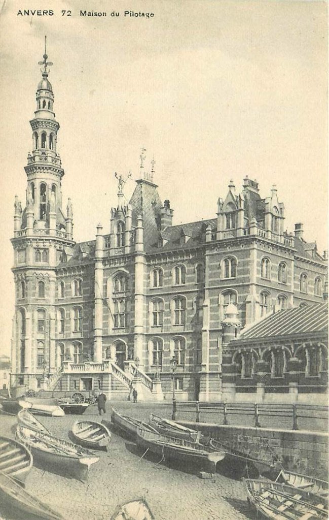 381-118-017 Anvers Maison du Pilotage, Verzenden, Voor 1920, Overig Europa