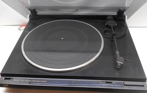 JVC draaitafel AL-A150 zwart, mooi en goed!, Ophalen of Verzenden, Gebruikt, Platenspeler, Overige merken