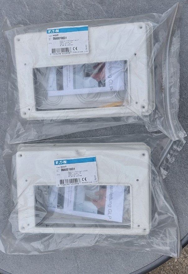 2 x Eaton 2 x Eaton EWLP 23 kabel/snoer invoerflens nieuw, Ophalen of Verzenden, Nieuw, Eaton, Overige typen