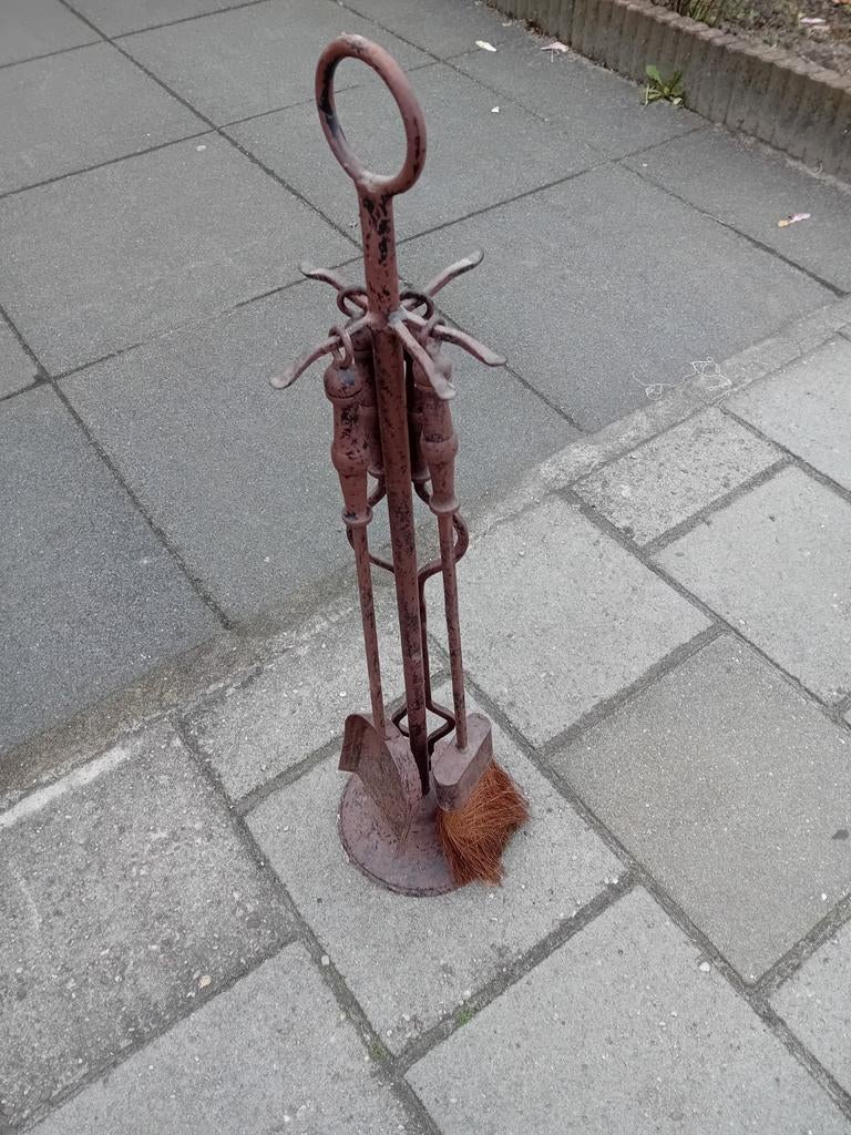 Haardstel met standaard, Ophalen of Verzenden