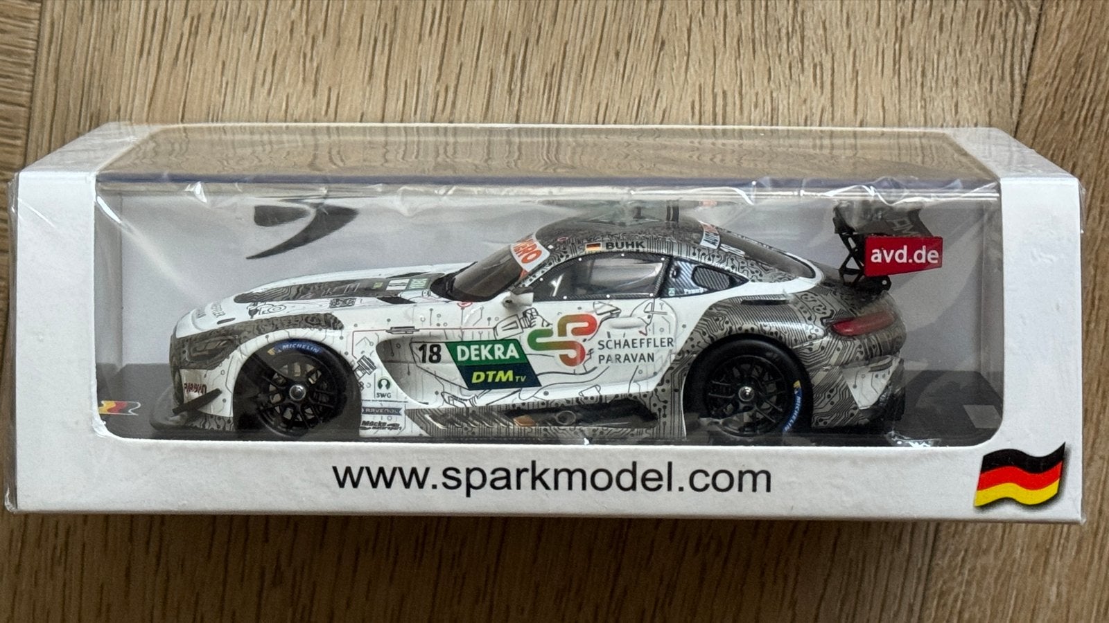 Spark Mercedes-AMG GT3 DTM 2022 Mücke Motorsport 1:43, Ophalen of Verzenden, Nieuw, Auto, Overige merken