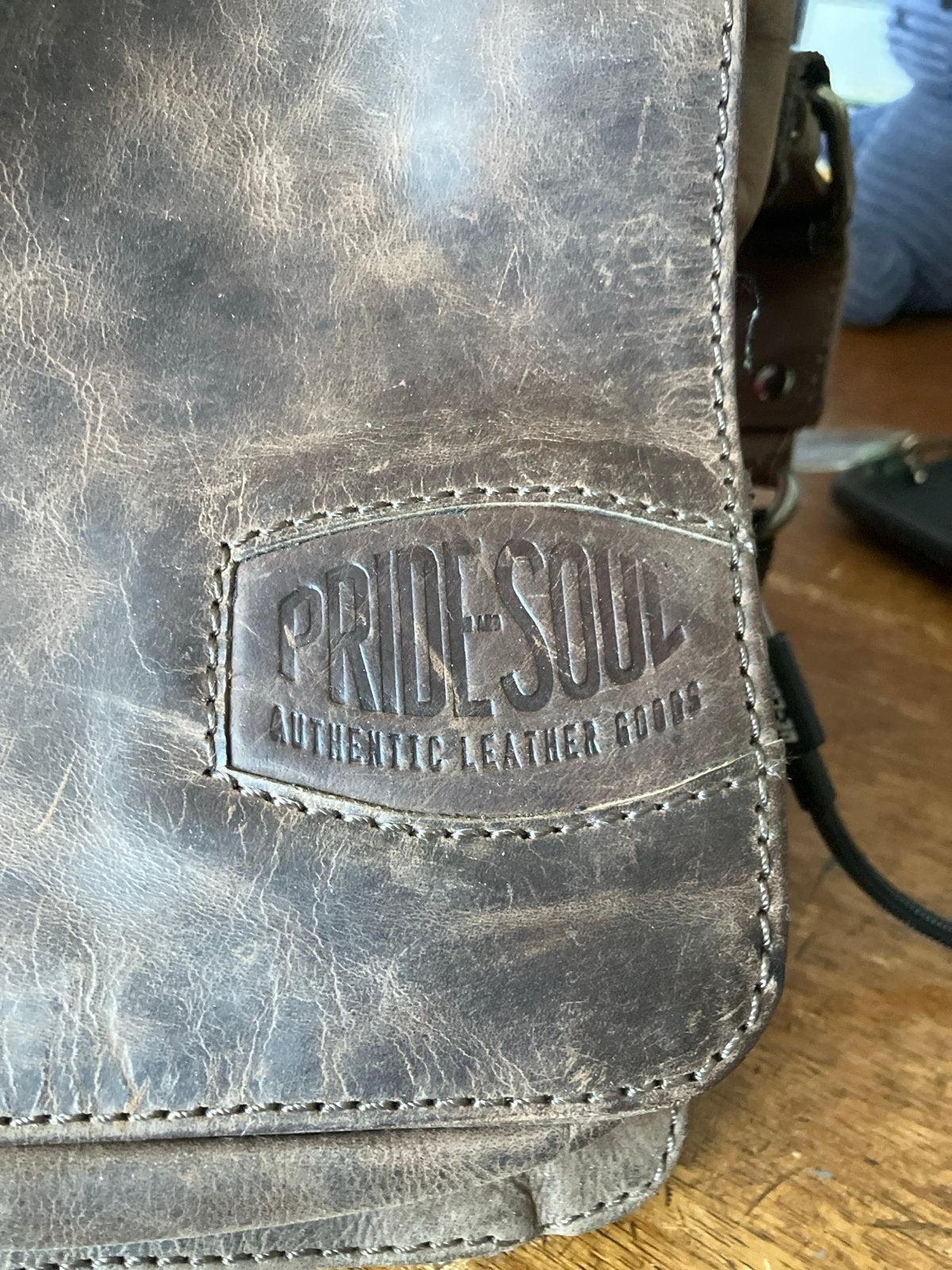 Leren schoudertas Pride & Soul Klickfix adapter, Fietsen en Brommers, Fietsaccessoires | Fietstassen, Ophalen of Verzenden, Nieuw