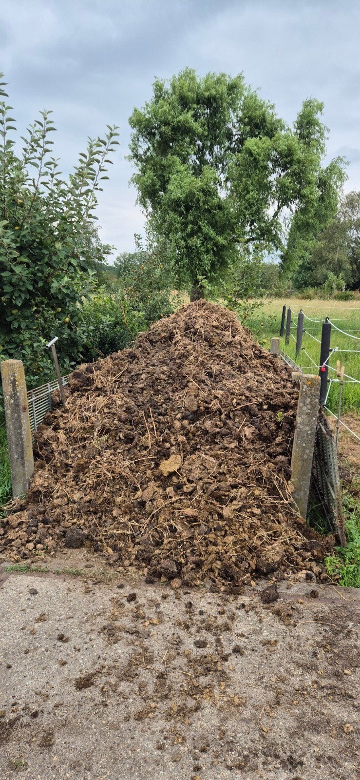 Gratis paardenmest, Ophalen, Mest