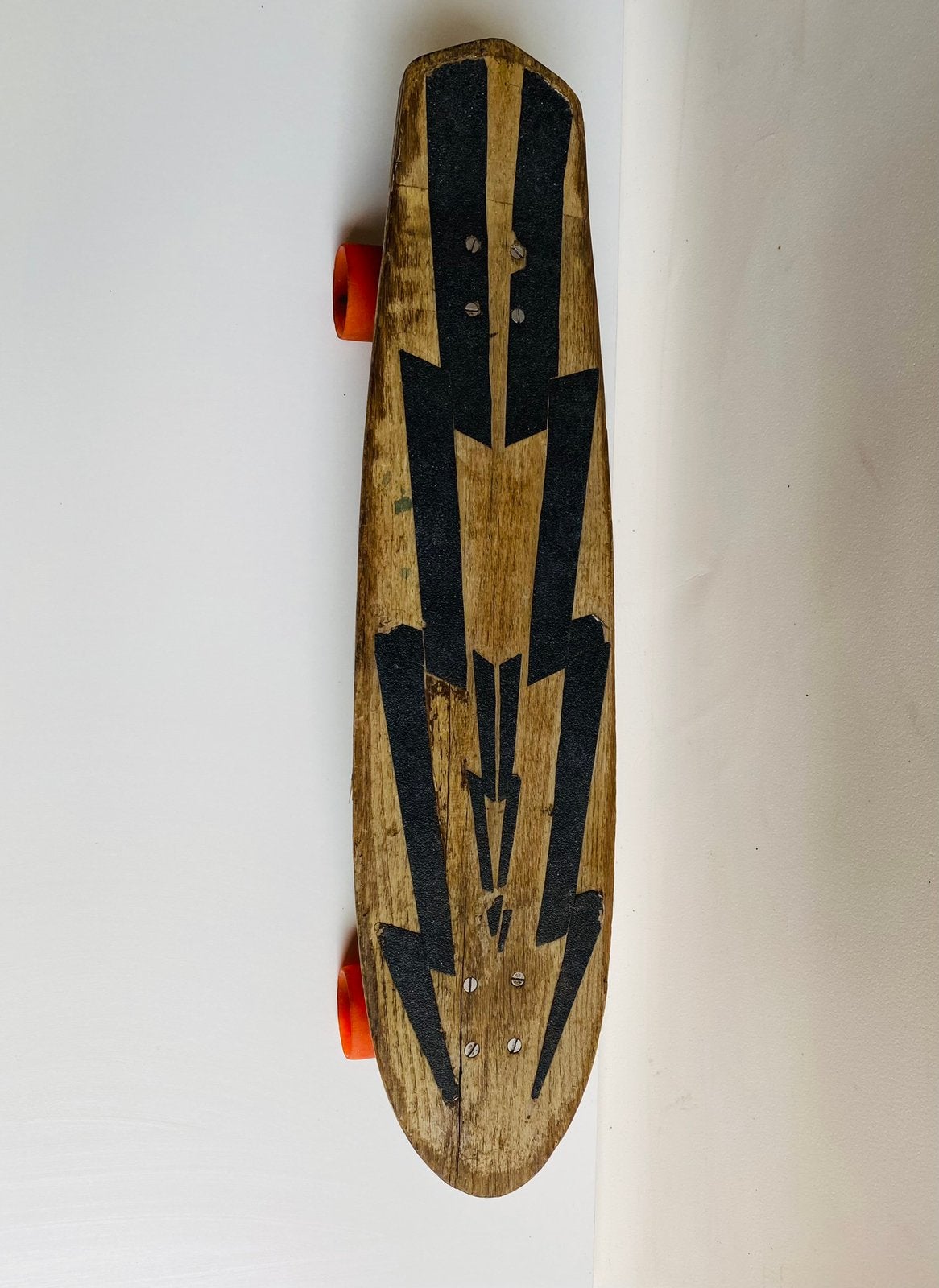 Jaren 60 houten skateboard , ACS-500 trucks, Gebruikt, Onbekend, Ophalen of Verzenden, Onbekend