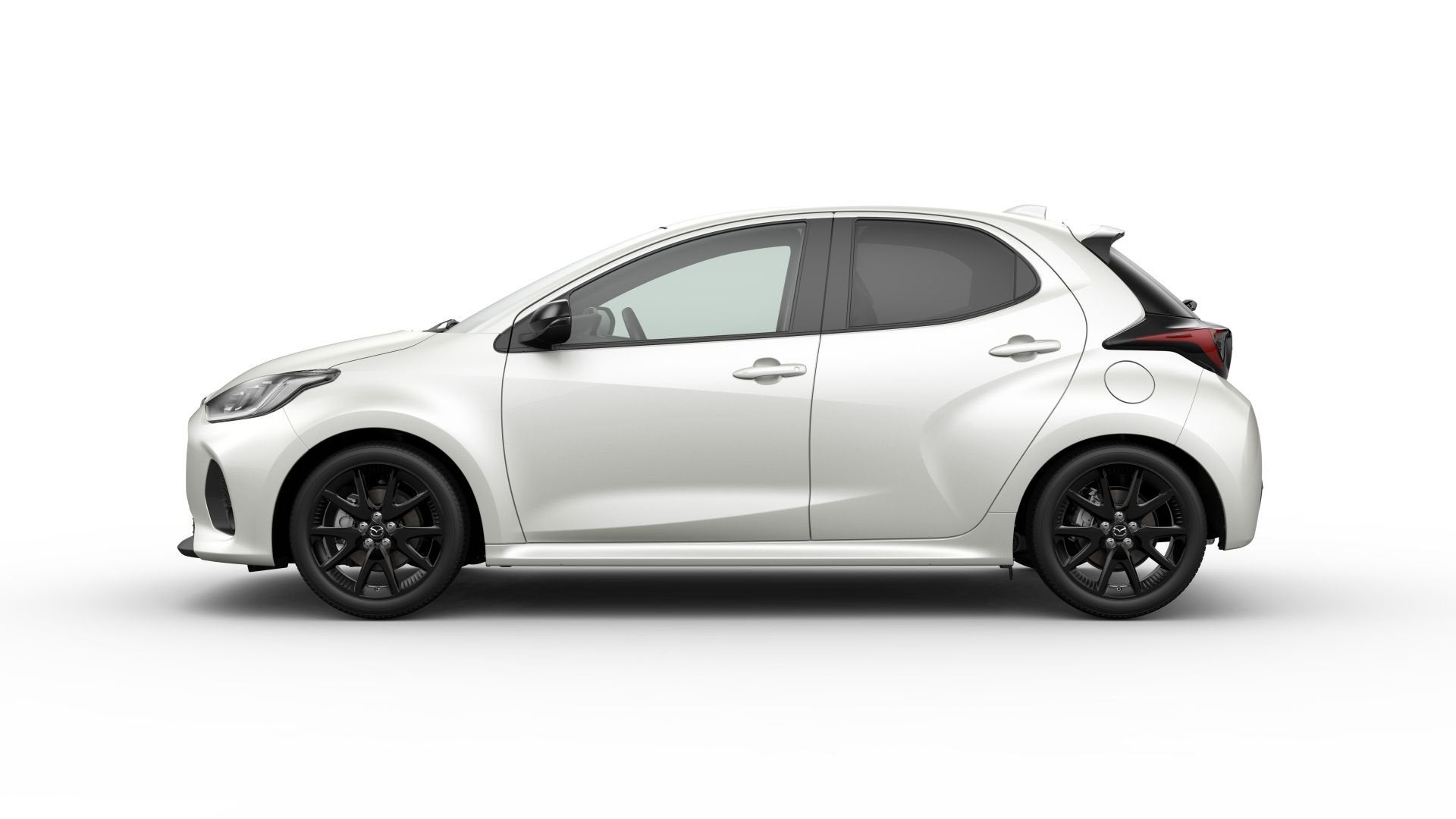 Mazda 2 Hybrid 1.5 Homura Plus AUTOMAAT NAVI | ACHTERUITRIJC, Auto's, Dealer onderhouden, Zwart, 1490 cc, Bedrijf